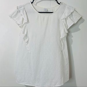 Old Navy ruffle sleeve blouse